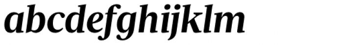 Velino Text Bold Italic Font LOWERCASE