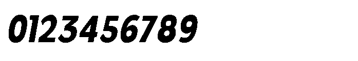 Velion Black Condensed Oblique Font OTHER CHARS