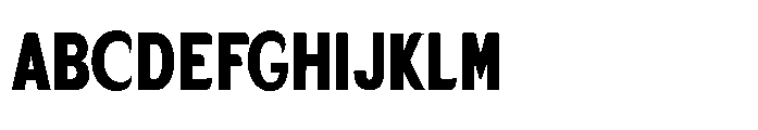 Velion Black Condensed Font UPPERCASE