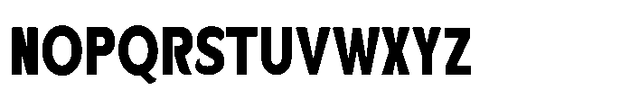 Velion Black Condensed Font UPPERCASE