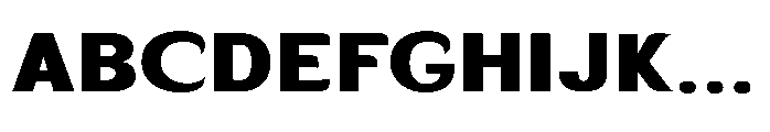 Velion Black Expanded Font UPPERCASE
