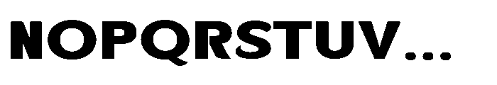 Velion Black Expanded Font UPPERCASE