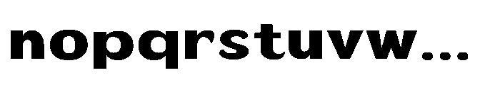 Velion Black Expanded Font LOWERCASE