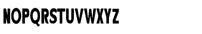 Velion Black Extra Condensed Font UPPERCASE