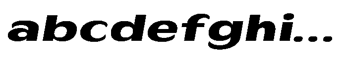 Velion Black Extra Expanded Oblique FONT