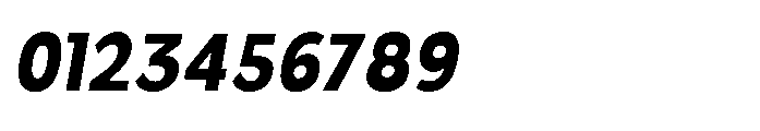Velion Black Semi Condensed Oblique Font OTHER CHARS