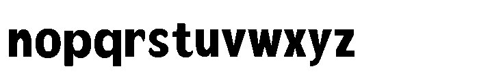 Velion Black Semi Condensed Font LOWERCASE