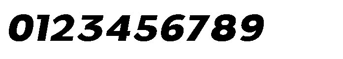 Velion Black Semi Expanded Oblique Font OTHER CHARS