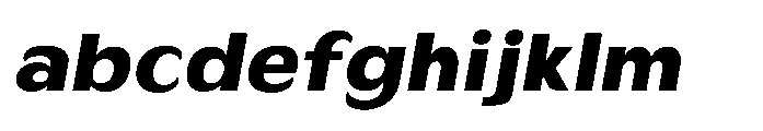 Velion Black Semi Expanded Oblique FONT