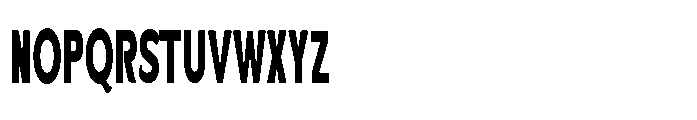 Velion Black Ultra Condensed Font UPPERCASE