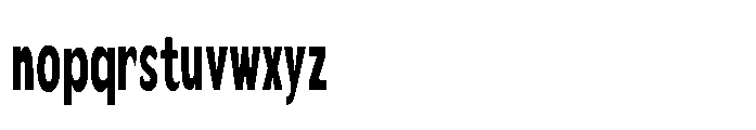 Velion Black Ultra Condensed Font LOWERCASE