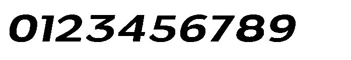 Velion Bold Expanded Oblique Font OTHER CHARS