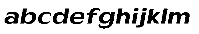 Velion Bold Expanded Oblique FONT