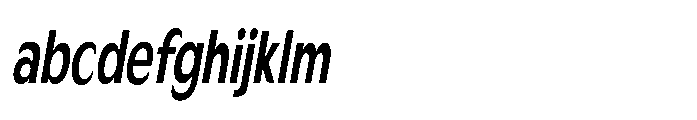 Velion Bold Extra Condensed Oblique FONT