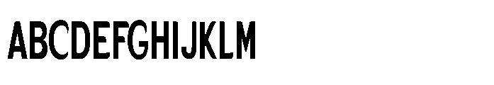 Velion Bold Extra Condensed Font UPPERCASE