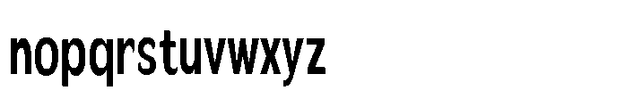 Velion Bold Extra Condensed Font LOWERCASE