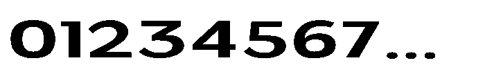 Velion Bold Extra Expanded Font OTHER CHARS