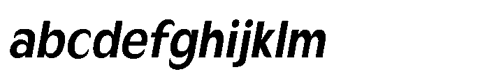Velion Bold Semi Condensed Oblique FONT