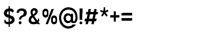 Velion Bold Semi Condensed Font OTHER CHARS