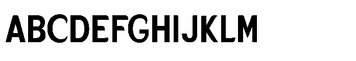 Velion Bold Semi Condensed Font UPPERCASE
