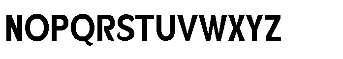 Velion Bold Semi Condensed Font UPPERCASE