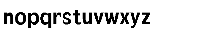 Velion Bold Semi Condensed Font LOWERCASE