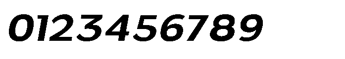 Velion Bold Semi Expanded Oblique Font OTHER CHARS