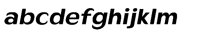 Velion Bold Semi Expanded Oblique FONT