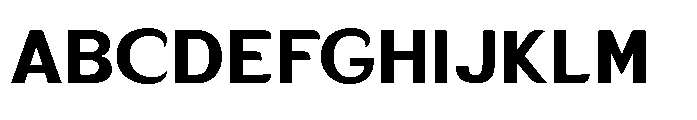 Velion Bold Semi Expanded Font UPPERCASE
