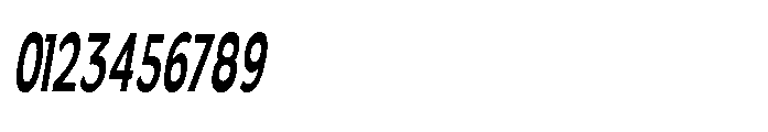 Velion Bold Ultra Condensed Oblique Font OTHER CHARS
