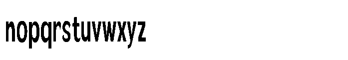 Velion Bold Ultra Condensed Font LOWERCASE