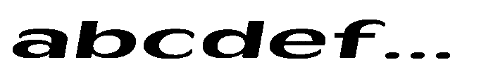 Velion Bold Ultra Expanded Oblique FONT