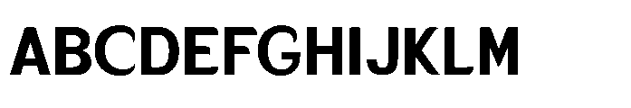 Velion Bold Font UPPERCASE