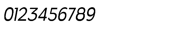 Velion Condensed Oblique Font OTHER CHARS