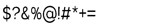 Velion Condensed Font OTHER CHARS