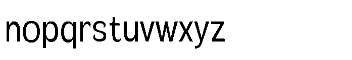 Velion Condensed Font LOWERCASE