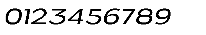 Velion Expanded Oblique Font OTHER CHARS