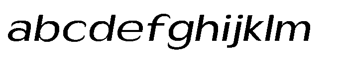 Velion Expanded Oblique FONT