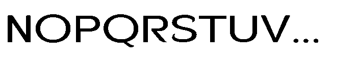 Velion Expanded Font UPPERCASE