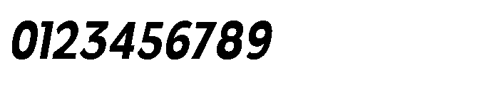 Velion Extra Bold Condensed Oblique Font OTHER CHARS