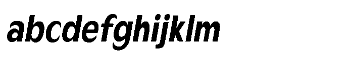 Velion Extra Bold Condensed Oblique FONT