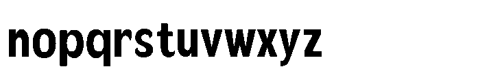 Velion Extra Bold Condensed Font LOWERCASE