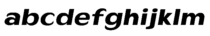 Velion Extra Bold Expanded Oblique FONT