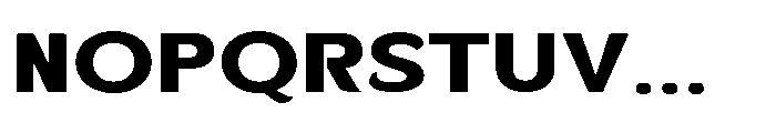 Velion Extra Bold Expanded Font UPPERCASE