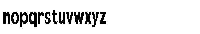 Velion Extra Bold Extra Condensed Font LOWERCASE