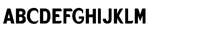Velion Extra Bold Semi Condensed Font UPPERCASE