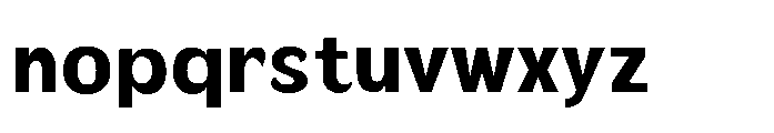Velion Extra Bold Font LOWERCASE