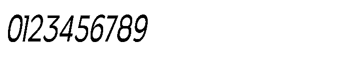 Velion Extra Condensed Oblique Font OTHER CHARS