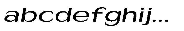 Velion Extra Expanded Oblique FONT