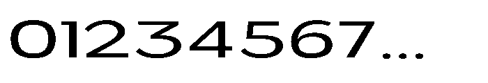 Velion Extra Expanded Font OTHER CHARS